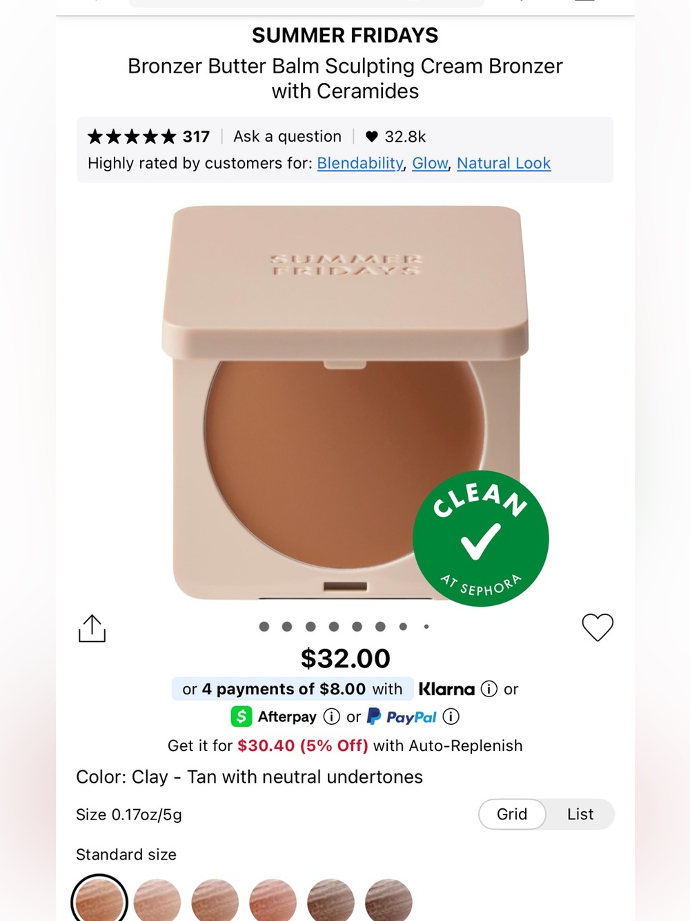 Summer Friday Butter Cream Bronzer 🤎